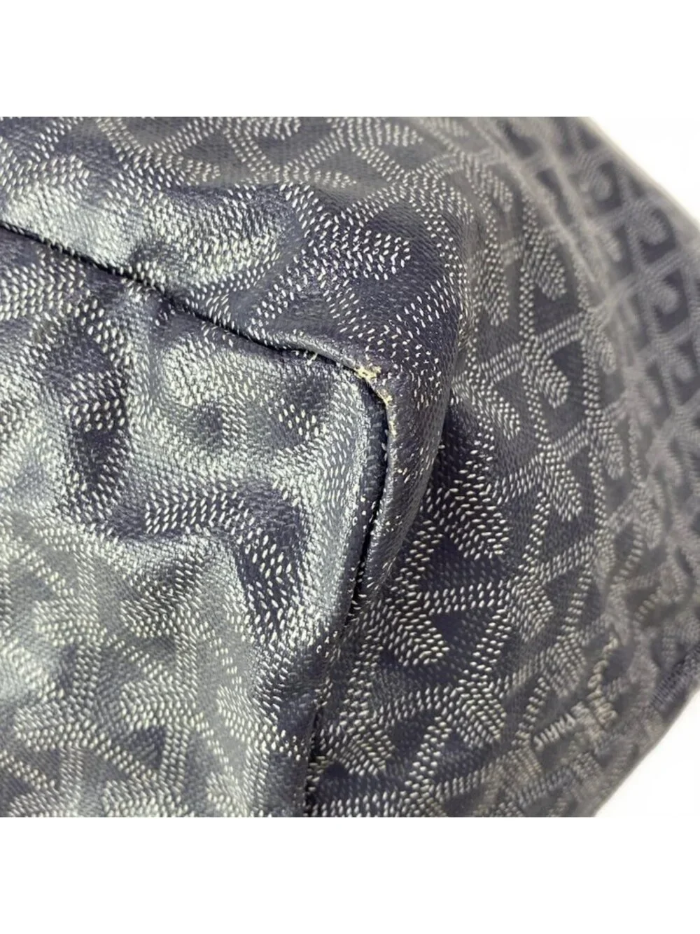 Goyard Tote Saint Louis GM Gray Leather